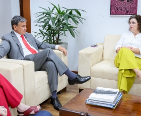 Assinatura de Inauguração da Cuidoteca da UnB. 23/02/2026 Foto: Anastácia Vaz/Secom UnB